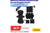 bamboozy wasbaar maandverband