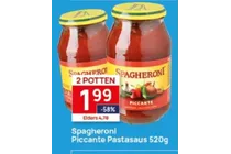 spagheroni piccante pastasaus