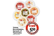 borrelhapjes spreads of tapenades