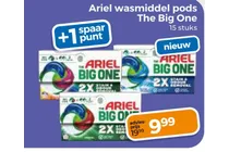 ariel wasmiddel pods the big one