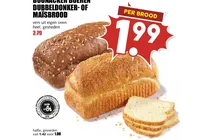 boeren dubbeldonker of maisbrood