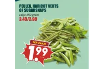 peulen haricot verts of sugarsnaps