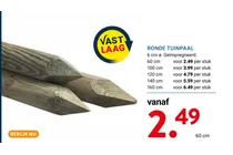 ronde tuinpaal