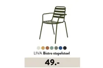 bistro stapelstoel