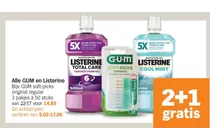 listerine total care mondwater