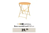 bistro vouwtafel rond