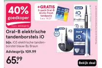 oral b io elektrische tandenborstel