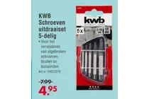 schroeven uitdraaiset