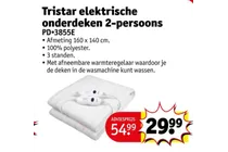 elektrische onderdeken 2 persoons