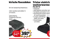 elektrische fleecedeken
