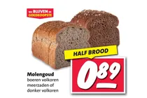 molengoud boeren volkoren meerzaden of donker volkoren brood