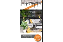 san mauro lounge diningset