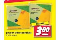g woon viscosedoekjes