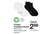 kinder sneakersokken