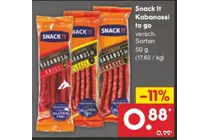 kabanossi snack