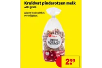 pinda rotjes melkchocolade