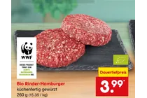bio rinder hamburger