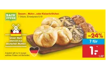 sesam mohn oder kaiserbrotchen
