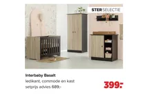 interbaby basalt babykamer set