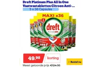dreft platinum plus all in one vaatwastabletten citroen anti matt