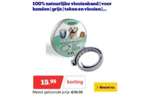 natuurlijke vlooienband voor honden