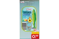 sardinen in zonnebloemolie