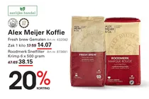 fresh brew gemalen koffie