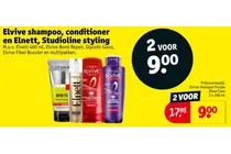 elvive shampoo conditioner en elnett studioline styling