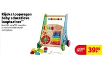 rijoka loopwagen baby educatieve looptrainer
