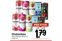 bacardi mixdrankjes