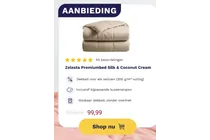 zelesta premiumbed silk coconut cream
