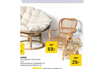 kleine rotan stoel