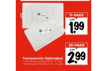 transparante opbergbox