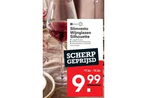 wijnglazen silhouette