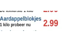 aardappelblokjes