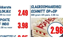 slagroom aardbei schnitt