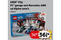 lego city f1 garage met mercedes amg en alpine auto s