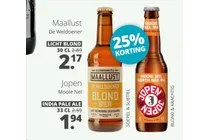 maallust de weldoener blond bier