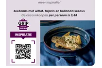 zeebaars met witlof tajarin en hollandaisesaus
