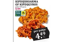kipdij shoarma of kipdij gyros