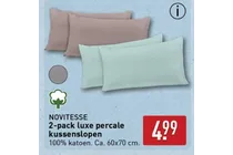 luxe percale kussenslopen