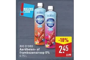 aardbeien of frambozensiroop 0