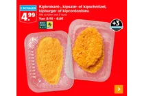 kipkrokant kipsate kipschnitzel kipburger of kipcordonbleu
