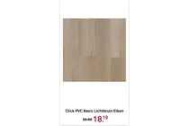 click pvc basic lichtbruin eiken
