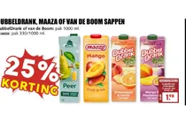 sinaasappel perzik sap