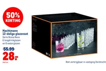 12 delige glazenset bossa nova