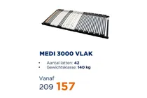 medi 3000 vlak lattenbodem