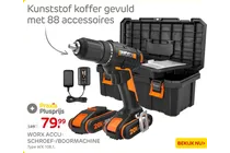 worx accu schroef boormachine