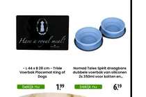 voerbak placemat king of dogs