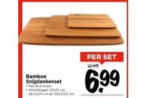 bamboe snijplankenset